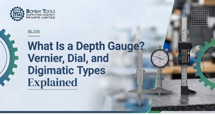 BTSA blog banner: What Is a Depth Gauge? Vernier, Dial, and Digimatic Types Explained