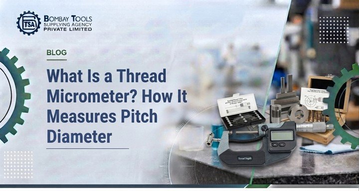 BTSA blog banner: What Is a Thread Micrometer? How It Measures Pitch Diameter